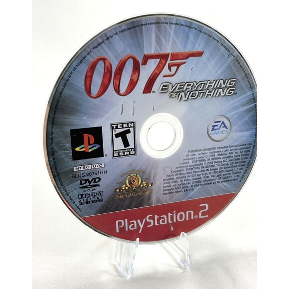 James Bond 007 Everything Or Nothing Sony PlayStation 2 Disc Only Tested - Picture 3 of 8